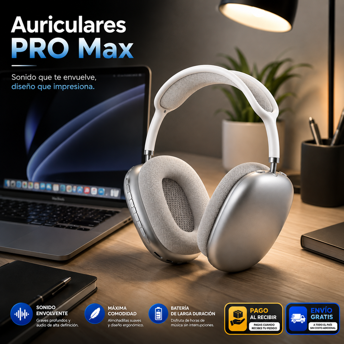 Auriculares PRO Max gris